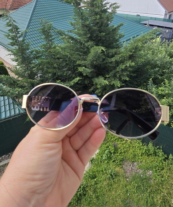Ochelari de soare Miu Miu Rama Rotunda