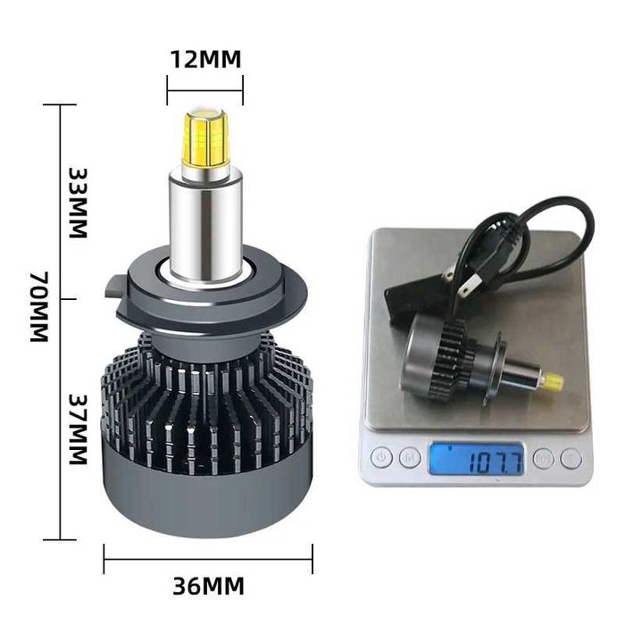 Крушки Диодни за фарове H7 100W – 12V LED