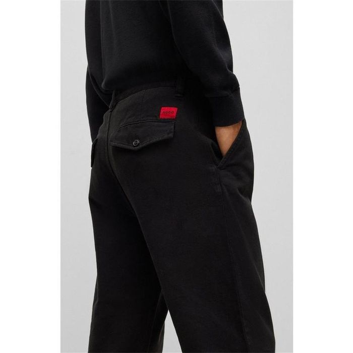 Оригинален панталон Hugo Boss Zeebo W34 Нов мъжки дънки чернен