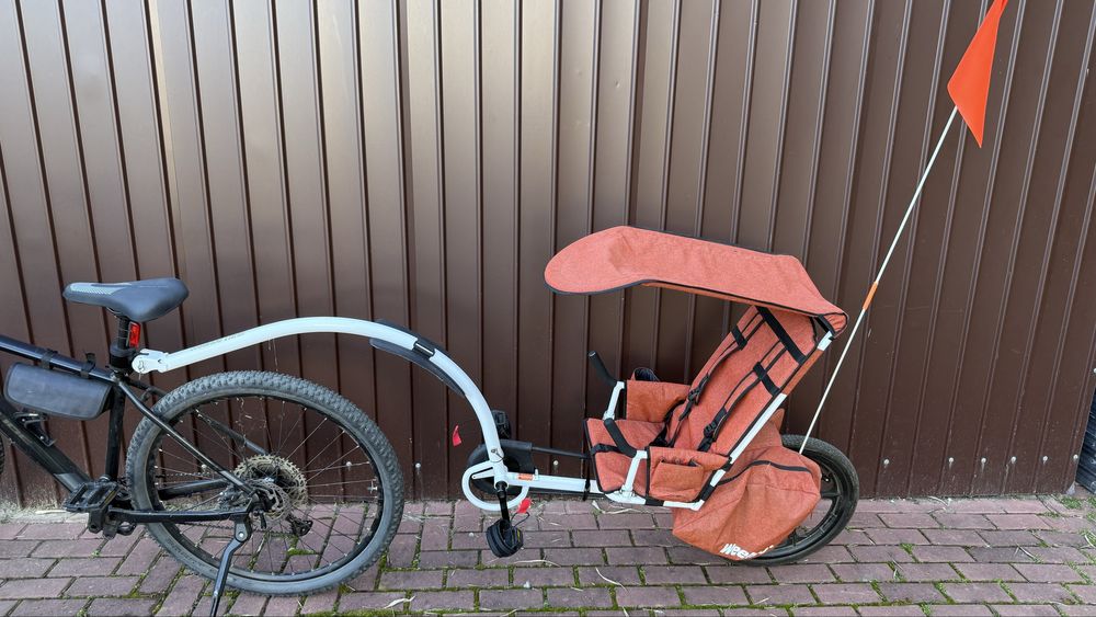 Remorca bicicleta copii