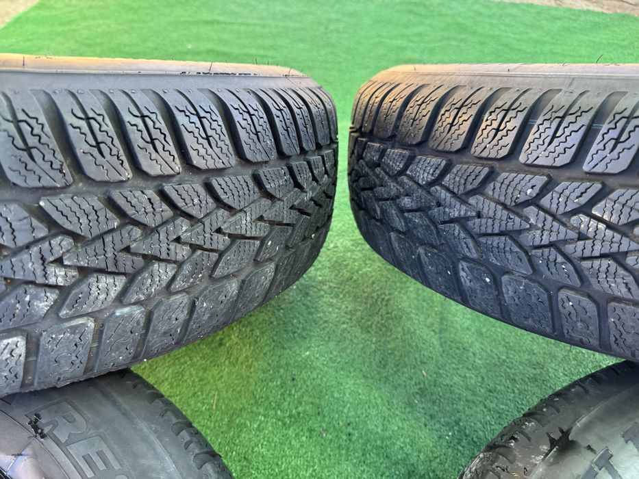 5х112 15 за vw golf 5,6,passat touran cadi skoda seat със зимни dunlop  гуми 6мм