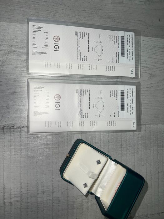 Cercei din AUR 14kt cu Diamante (3,16 CT)