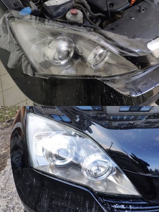 Полиране на фарове и монтаж на защитно фолио