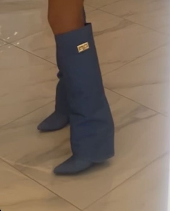 Високи ботуши (дънкови)