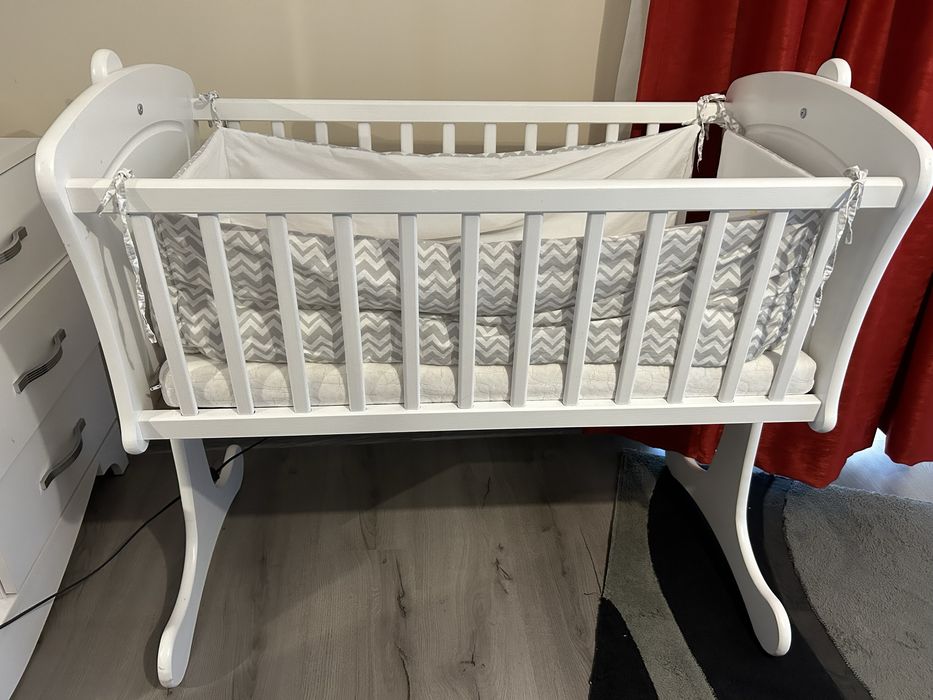 Бебешка кошара с обиколници и матрак