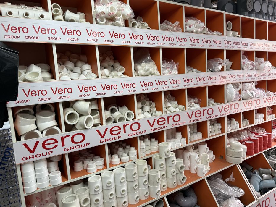Turba va fitingi vero osiyo plast skidka