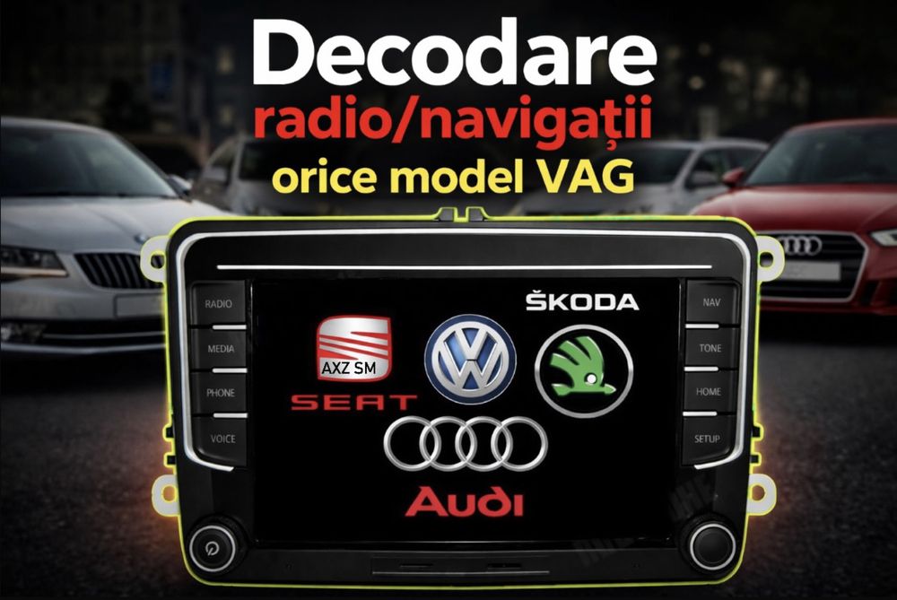 Decodez Radio Cd/Casetofon/Navigatii Audi Vw Skoda Seat