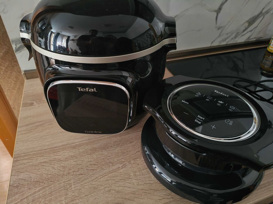 Multi Cooker Tefal Cook4me touch wifi + приставка за Air Fryer extra crisp