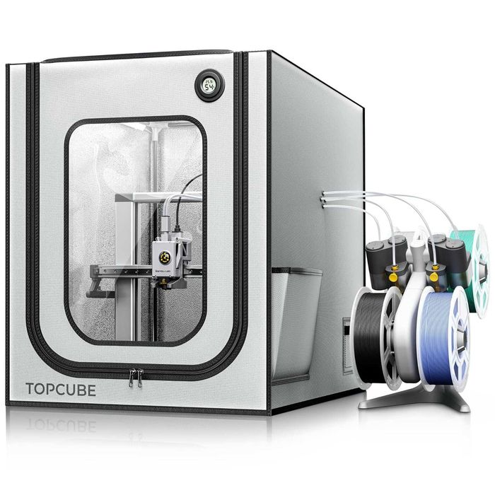 Carcasa imprimanta 3D A1, control temp, ilumin LED, REDUS de la 490RON