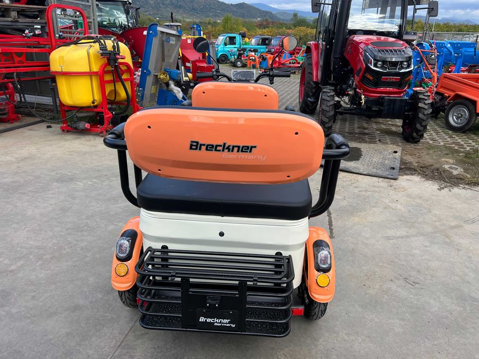 Triciclu electric tuk tuk omologabil Breckner Travel-2 nou Agramix