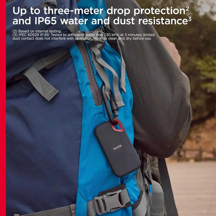 НОВ Външен Диск SSD SANDISK Extreme 8TB до 1050MB SDSSDE61-8T00-G25