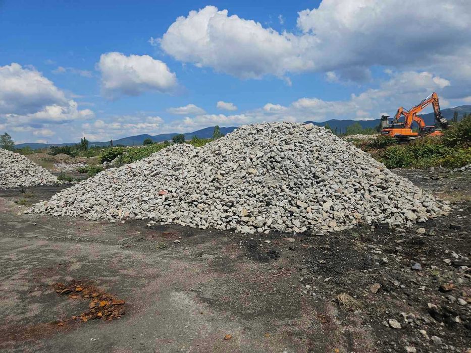 Трошен бетон, фракция, обратен насип, инертен материал