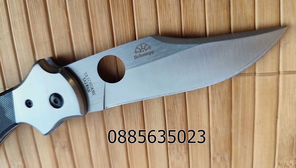 Сгъваем нож Spyderco Schempp Bowie / Schempp EuroEdge