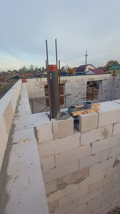 Кладка облицовка перегародки