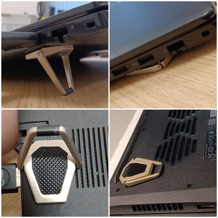 Стойка за лаптоп,  повдигащи метални стойки за охлаждане на лаптоп