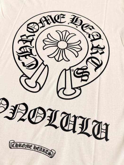 Chrome Hearts тениска — бяла, размери S–XXL, нова