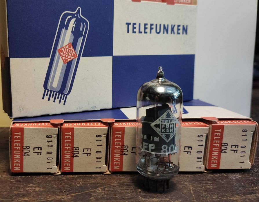 EF804 Tuburi preamplificatoare audio, pentru colectionari (NOS)