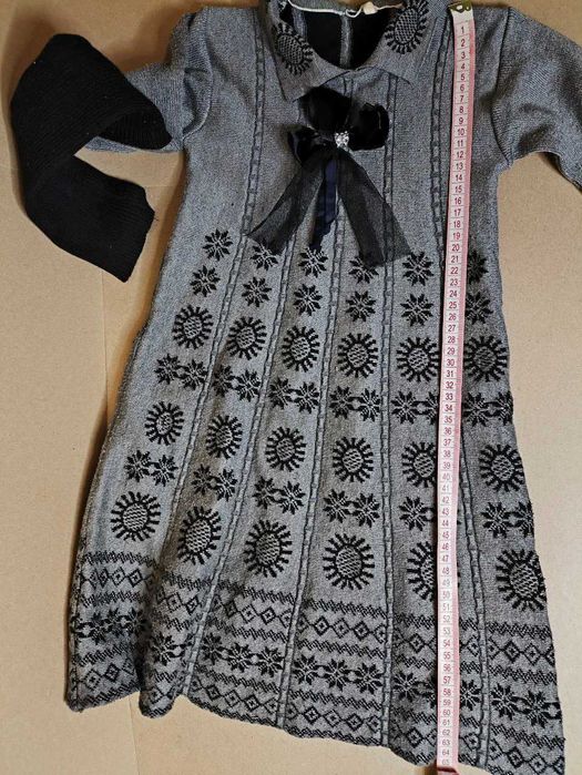 Платье (туника) детское для девочки 6–8 лет (осень, зима, весна)
