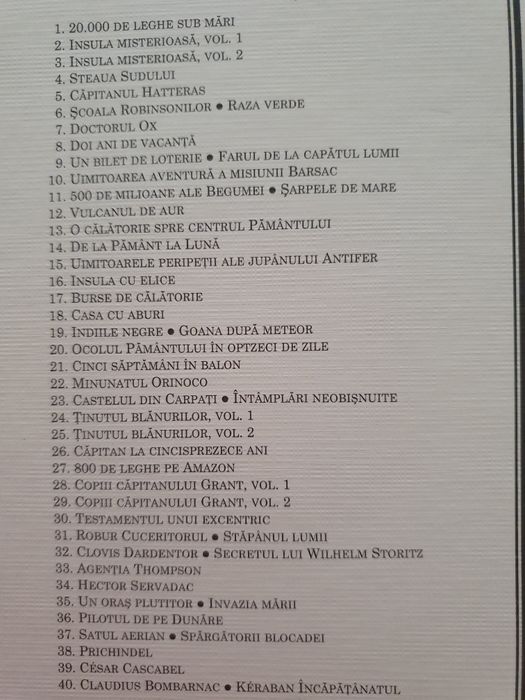 Colectia Jules Vernes 34 volume (17 noi, 17 editia veche)