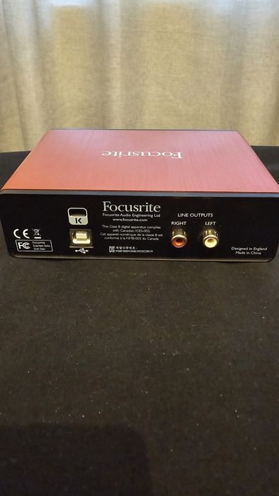Interfata audio Focusrite 2nd gen Solo