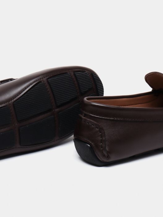Мужские кожаные мокасины Tezcan Shoes, размер 43 (Турция)