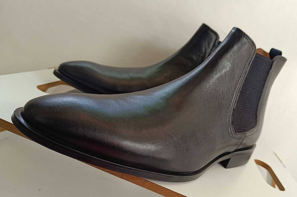 Ghete chelsea 45 45.5 lucrate manual Minelli Paris piele naturala