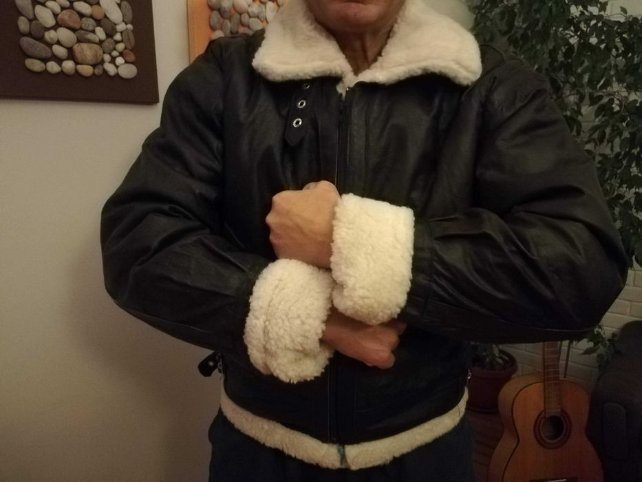 Кожено яке пилотско естествена кожа номер,54