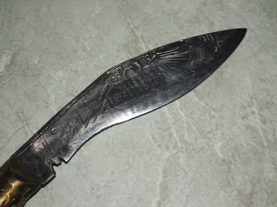 Cutit vintage maceta Kukri cutit Gurkha lamá gravatá nr.7
