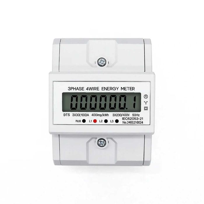 Contor Trifazat Digital de Curent pentru Energie Electrica 380V