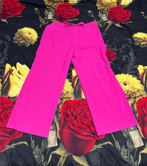 Pantaloni Marks & Spencer Fuchsia Wide Leg – Mărimea 48 EUR