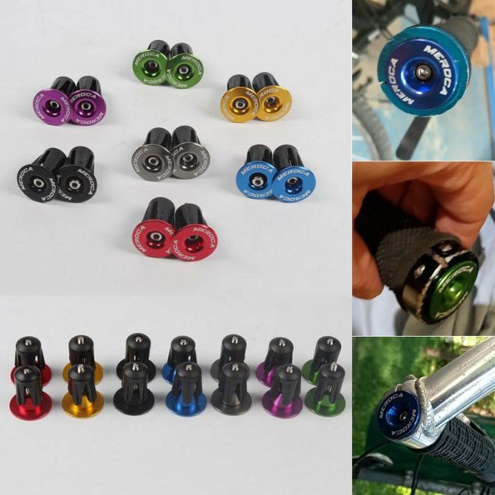 Meroca dopuri capace aluminiu manson bicicleta ghidon handlebar