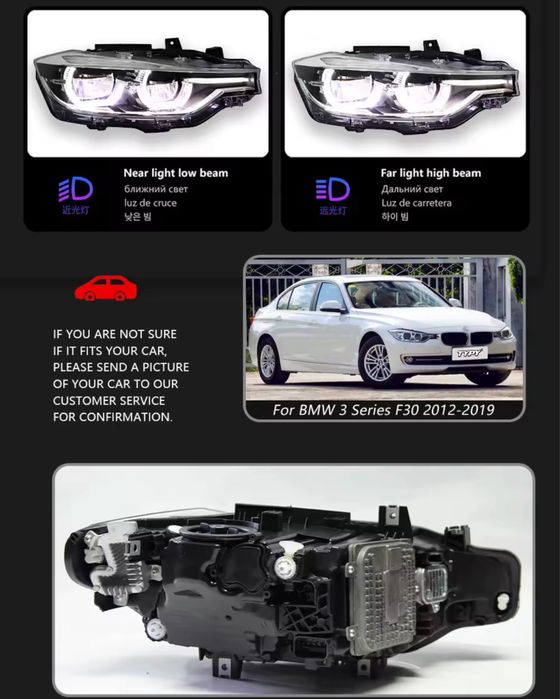 Set faruri far led retrofit xenon complete Bmw Seria 3 f30 f31