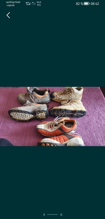 Semi ghete piele drumetie 36.5...37 ca noi