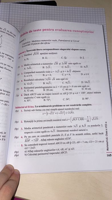 Meditatii matematică  clasele 5-8 si 9-12