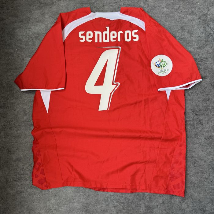 Tricou Fotbal Elveția Puma Home CM 2006 Senderos #4 XL Original
