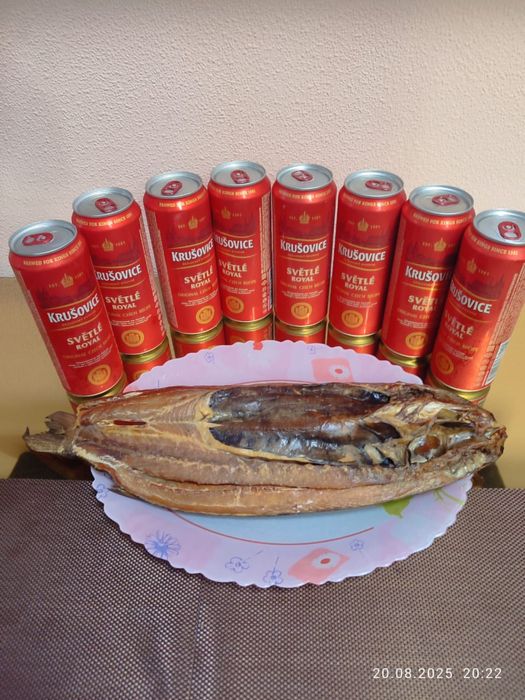 Кефаль горячего копчения