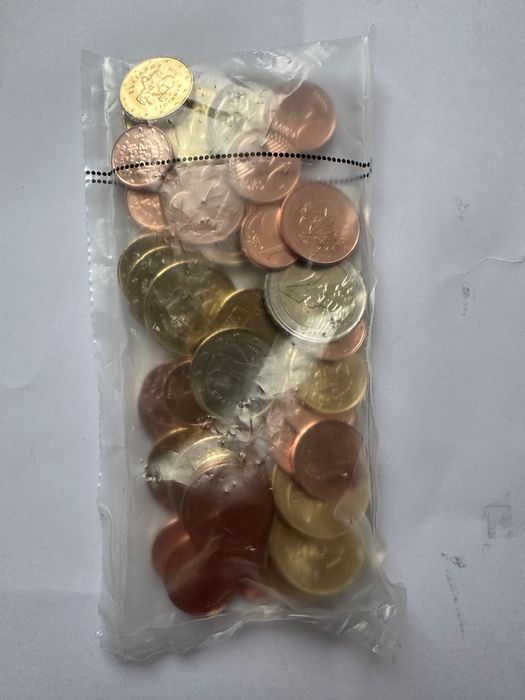 Стартов комплект евро монети – нов, запечатан (официален от БНБ)