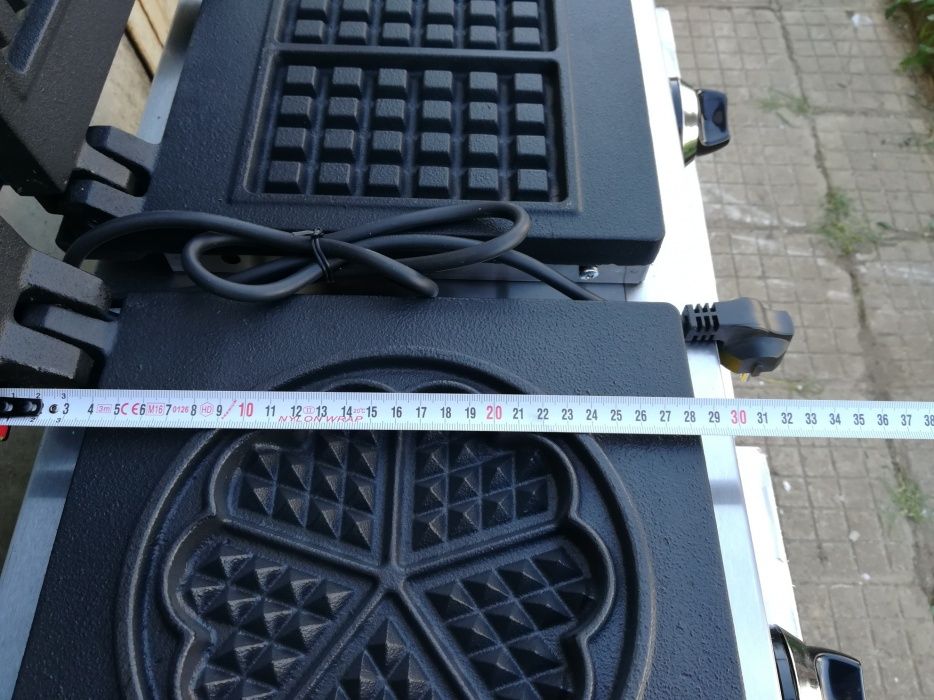 Гофретник ® електрически професионслен единичен и двоен