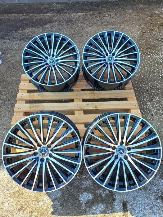 20 Mercedes /AMG 8.5j et35 9.5j et40 W221 W222 W223 Black Polish