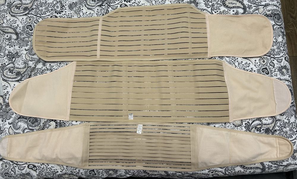 Centura abdominală XXL elastică postpartum 3in1 remodelare sustinere