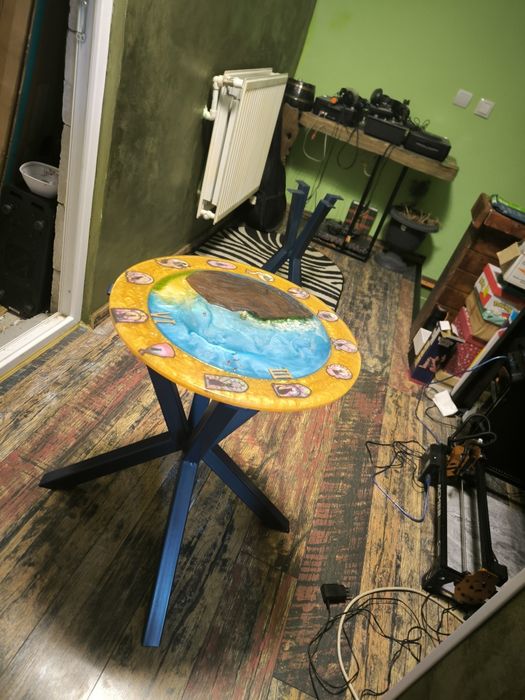 Mese de cafea din rășină