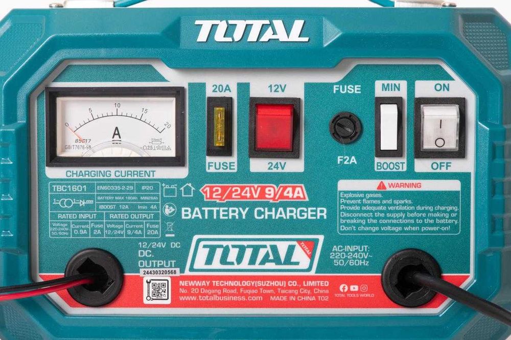 TOTAL - redresor/incarcator bateriiauto  12/24 volti