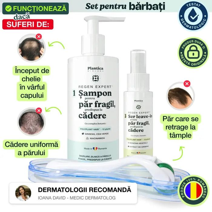 Sampon + ser ROMANIA Plantica Biolabs
