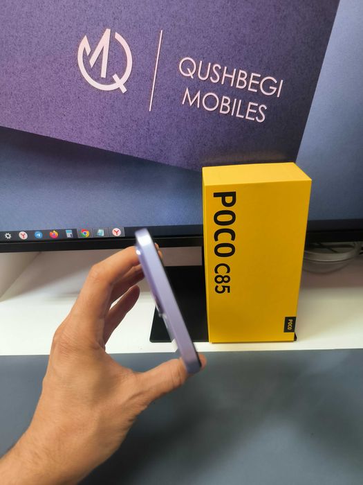 Новый! Poco C85 16/256GB Purple yangi !
