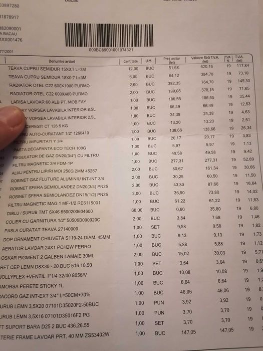 Ghiuvetă Lavoar nou Alb