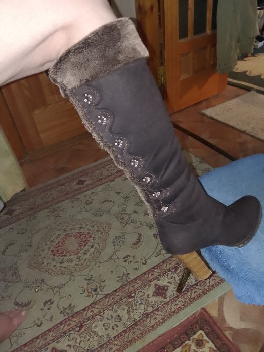 Сапоги женские утеплённые