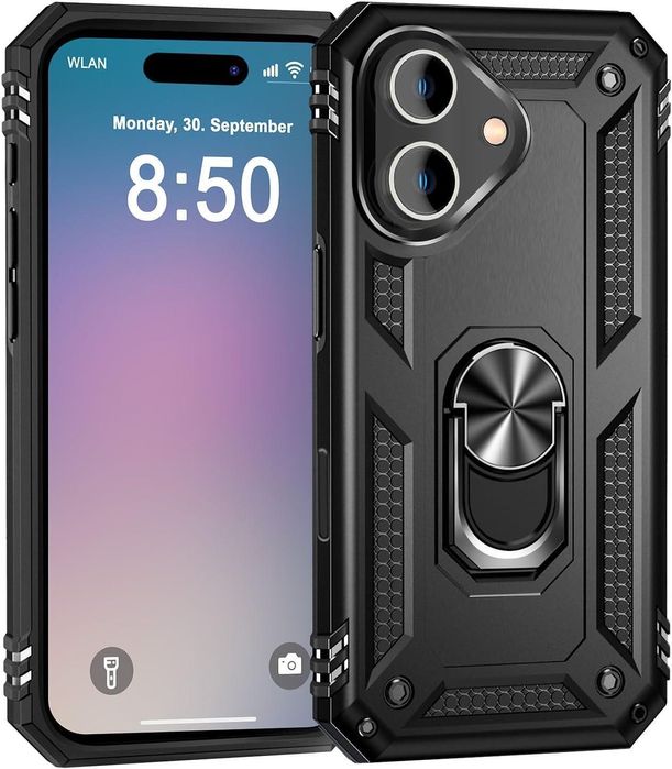 Удароустойчив Кейс RingCase за Apple iPhone 16 - Супер защита