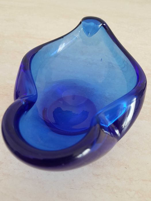 Винтидж пепелник от муранско стъкло