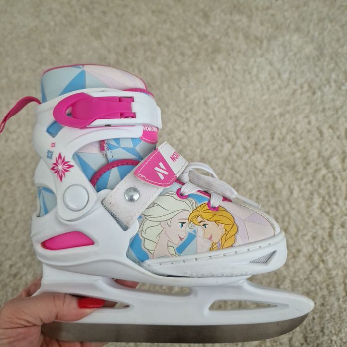 Коньки раздвижные ледовые