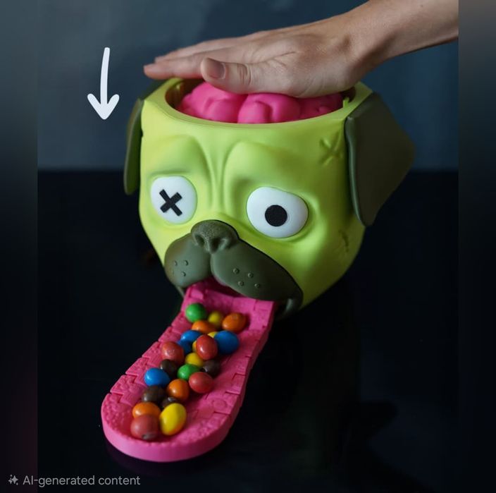 Кутия диспенсер за бонбони